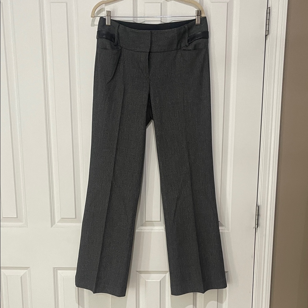 Express Editor size 8 women’s dress pants in black/white speckled pattern